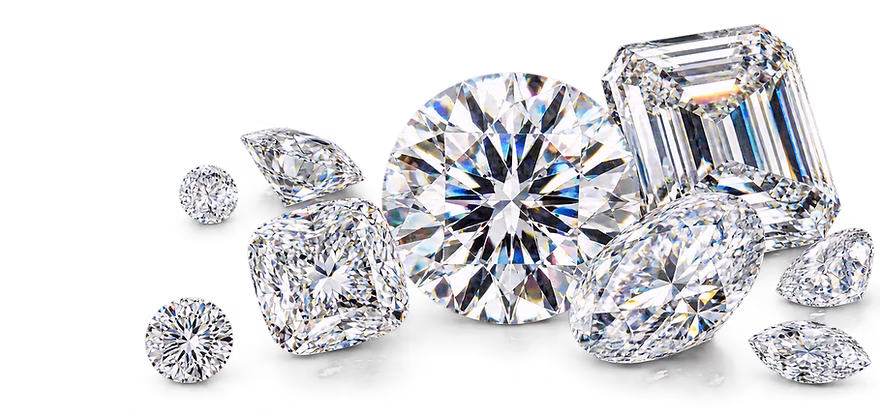 Collection of diamonds
