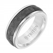 White Tungsten Carbide Ring