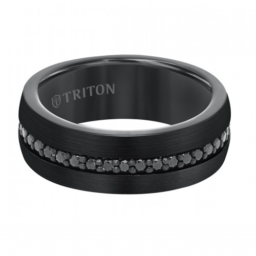 Comfort Fit Black Sapphire Band