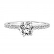 Six Prong Diamond Engagement Ring