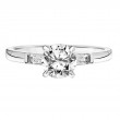 Three Stone Diamond Engagement Ring