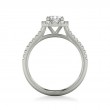 Pear Shaped Halo Engagement Ring