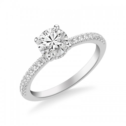 Semi-Mount Diamond Solitaire Engagement Ring