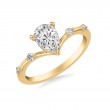 Classic V-Shaped Engagement Ring