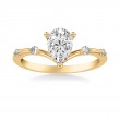 Classic V-Shaped Engagement Ring