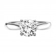 Princess Cut Diamond Solitaire Engagement Ring