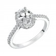 Prong Set Diamond Halo Band