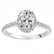 Prong Set Diamond Halo Band