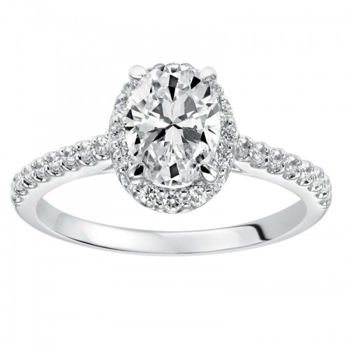 Prong Set Diamond Halo Band