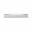 FlyerFit® Platinum Micropave Bead Set Wedding Band