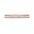 FlyerFit® 14K Pink Gold Micropave Bead Set Wedding Band