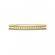 FlyerFit® 18K Yellow Gold Micropave Bead Set Wedding Band