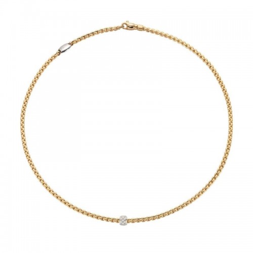 FOPE Eka Flex'it 18K Gold Diamond Necklace