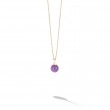 Africa Boules Gold and Amethyst Pendant
