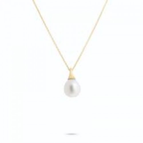 Africa Boules Gold and Pearl Pendant