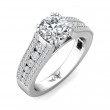 FlyerFit® Platinum Encore Engagement Ring