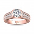 FlyerFit® 14K Pink Gold Encore Engagement Ring