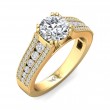 FlyerFit® 18K Yellow Gold Encore Engagement Ring