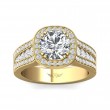 FlyerFit® 18K Yellow Gold Encore Engagement Ring