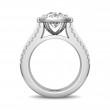 FlyerFit® Platinum Encore Engagement Ring