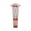 FlyerFit® 18K Pink Gold Encore Engagement Ring