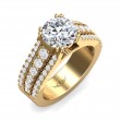 FlyerFit® 18K Yellow Gold Encore Engagement Ring