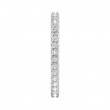 FlyerFit® 14K White Gold Eternity Wedding Band