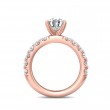 FlyerFit® 18K Pink Gold Encore Engagement Ring
