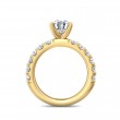 FlyerFit® 14K Yellow Gold Encore Engagement Ring