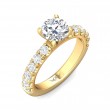 FlyerFit® 14K Yellow Gold Encore Engagement Ring