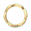 FlyerFit® 18K Yellow Gold Stackers Wedding Band