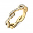 FlyerFit® 18K Yellow Gold Stackers Wedding Band