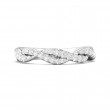 FlyerFit® 14K White Gold Stackers Wedding Band