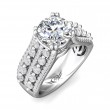 FlyerFit® Platinum Encore Engagement Ring