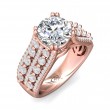 FlyerFit® 14K Pink Gold Encore Engagement Ring