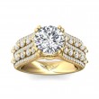FlyerFit® 18K Yellow Gold Encore Engagement Ring