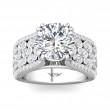 FlyerFit® Platinum Encore Engagement Ring