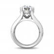 FlyerFit® Platinum Encore Engagement Ring