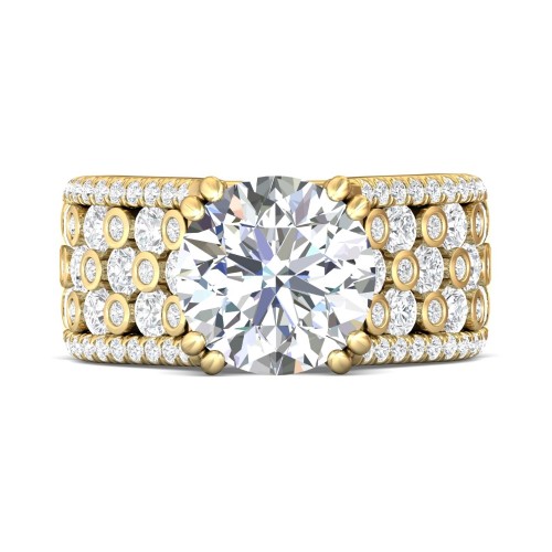 FlyerFit&reg; 14K Yellow Gold Encore Engagement Ring