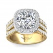 FlyerFit® 14K Yellow and 14K White Gold Encore Engagement Ring