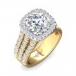 FlyerFit® 14K Yellow and 14K White Gold Encore Engagement Ring