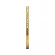 FlyerFit® 14K Yellow Gold Micropave Cutdown Wedding Band