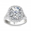 FlyerFit® 18K White Gold Encore Engagement Ring