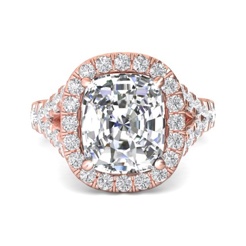 FlyerFit&reg; 18K Pink Gold Encore Engagement Ring