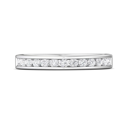 FlyerFit&reg; Platinum Channel  Wedding Band