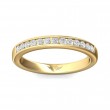 FlyerFit® 14K Yellow Gold Channel  Wedding Band