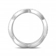 FlyerFit® 18K White Gold Eternity Wedding Band