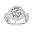 FlyerFit® 14K White Gold Encore Engagement Ring