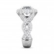 FlyerFit® 14K White Gold Encore Engagement Ring