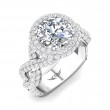 FlyerFit® 14K White Gold Encore Engagement Ring
